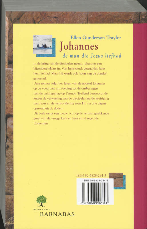 Johannes De Man Die Liefhad achterkant