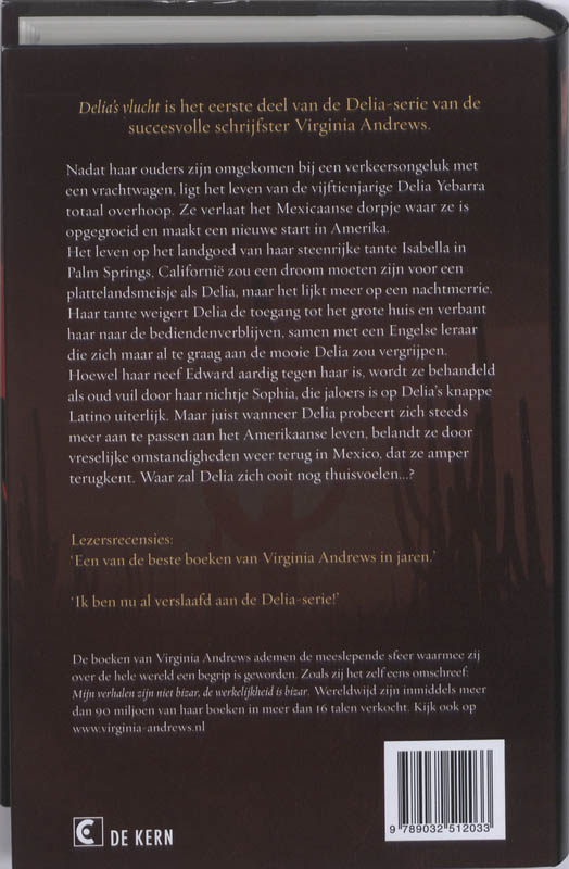 Delia's vlucht / Delia / 1 Delia's vlucht / Delia / 1 achterkant