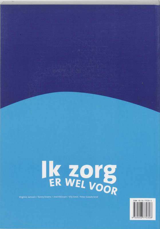 Ik zorg er wel voor Bronnenboek achterkant