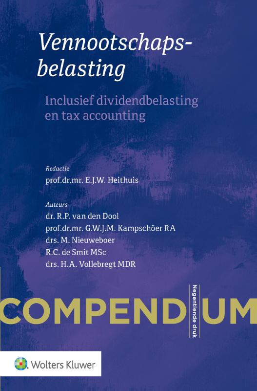 boekenbalie_9789013157987_cover Compendium Vennootschapsbelasting