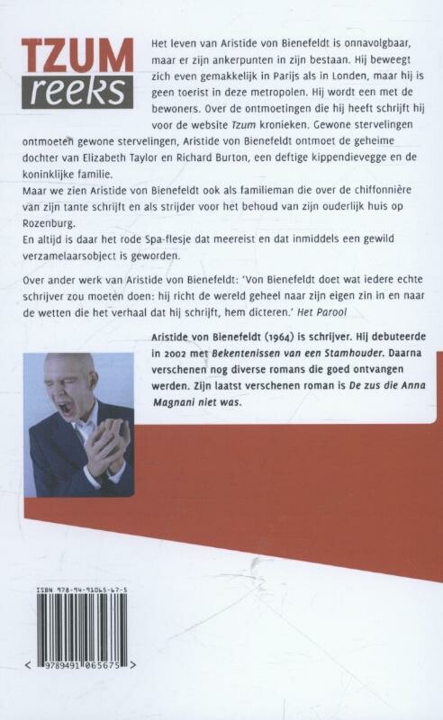 De avonturen van mijn rode flesje / Tzum-reeks / 1 achterkant
