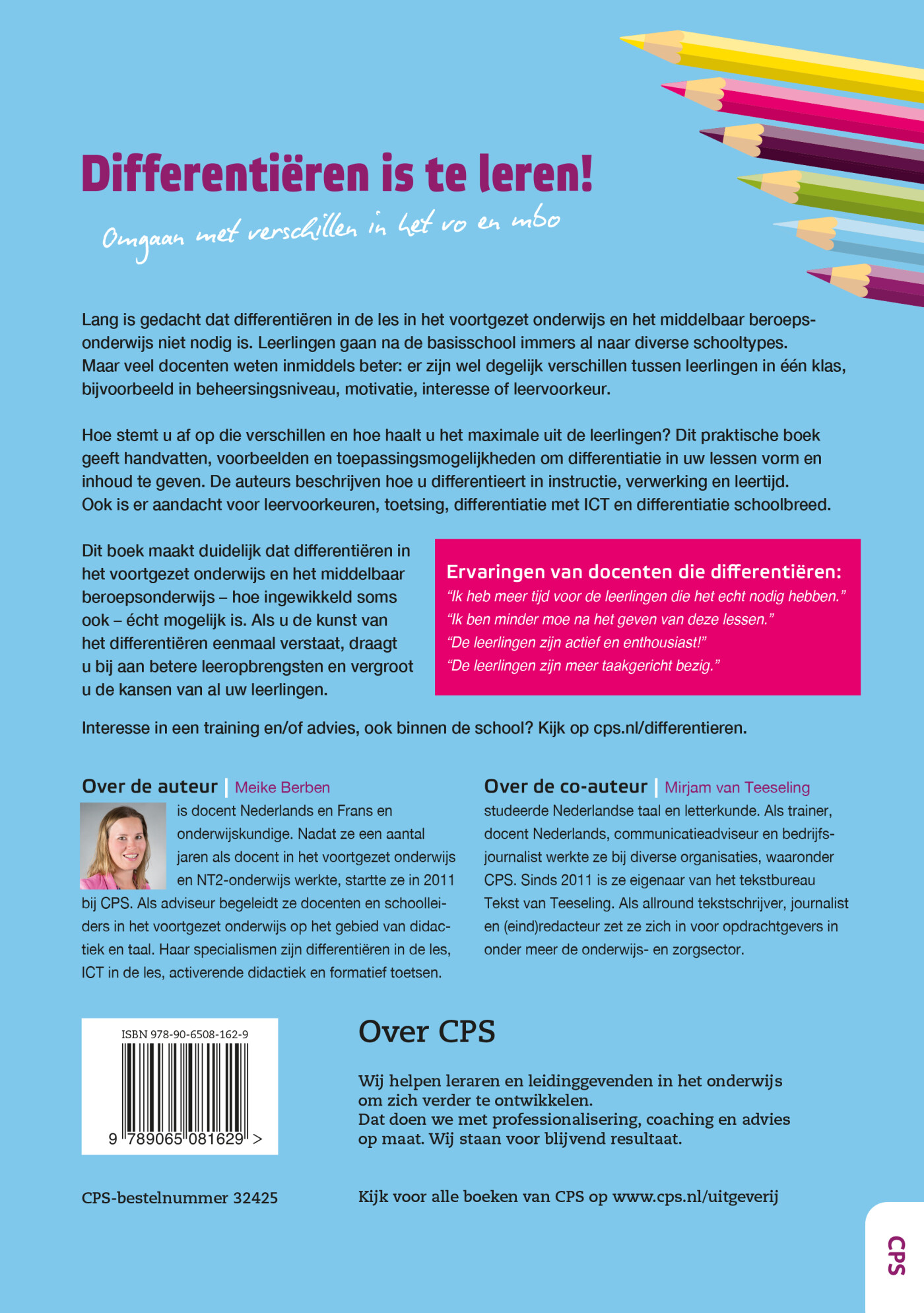 Differentiëren is te leren! Differentiëren is te leren! achterkant