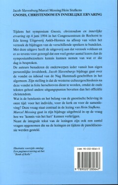 Gnosis, christendom en innerlijke ervaring Gnosis, christendom en innerlijke ervaring achterkant