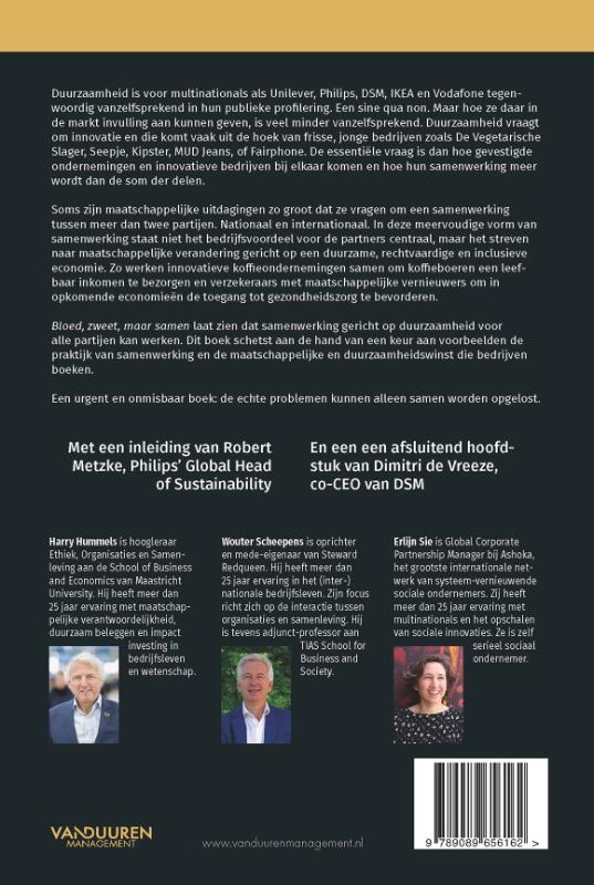 Bloed, zweet, maar samen achterkant