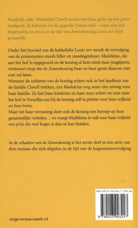 In de schaduw van de Zonnekoning In de schaduw van de Zonnekoning achterkant