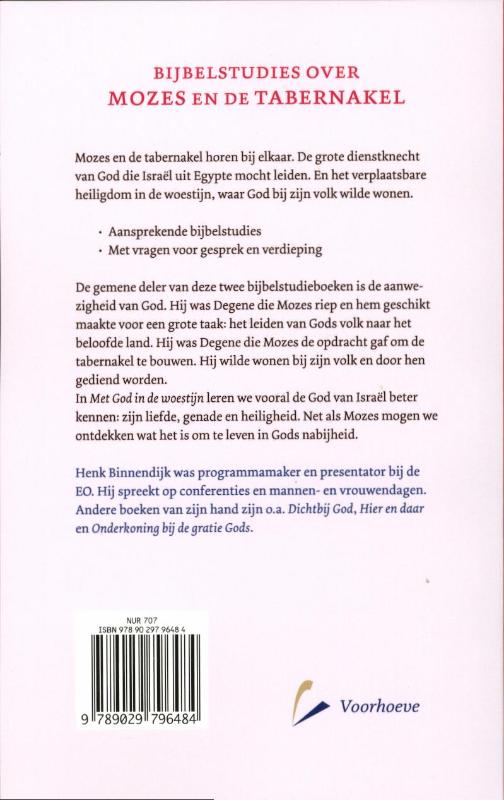 Met God in de woestijn achterkant