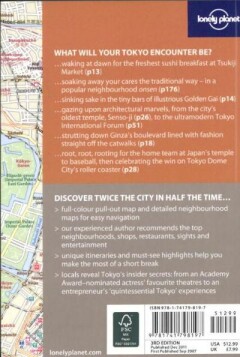 Tokyo Encounter 3E Lonely Planet achterkant