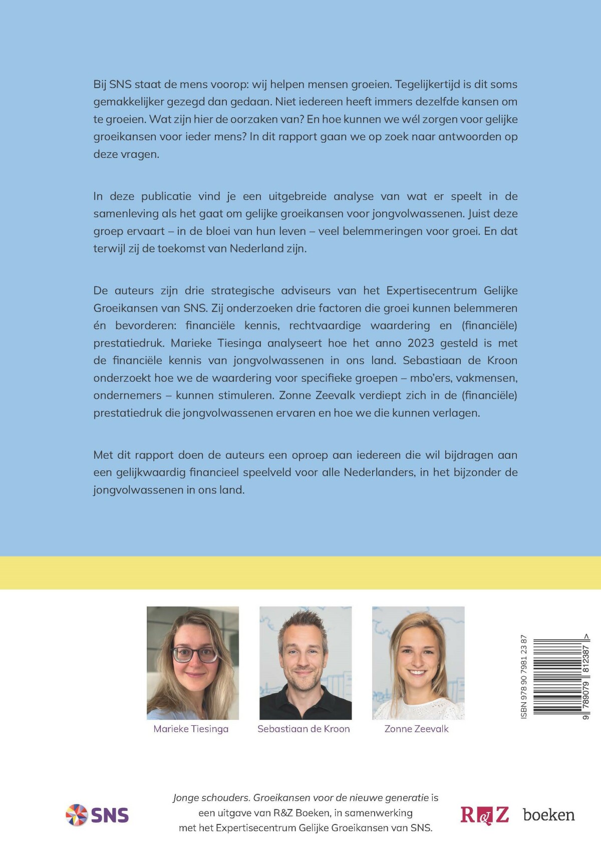 Jonge schouders / SNS Groeikansenrapport / 1 achterkant