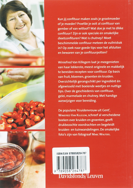 Confituur van Winiefred Confituur van Winiefred achterkant