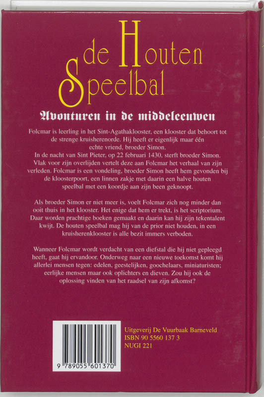 Houten Speelbal achterkant