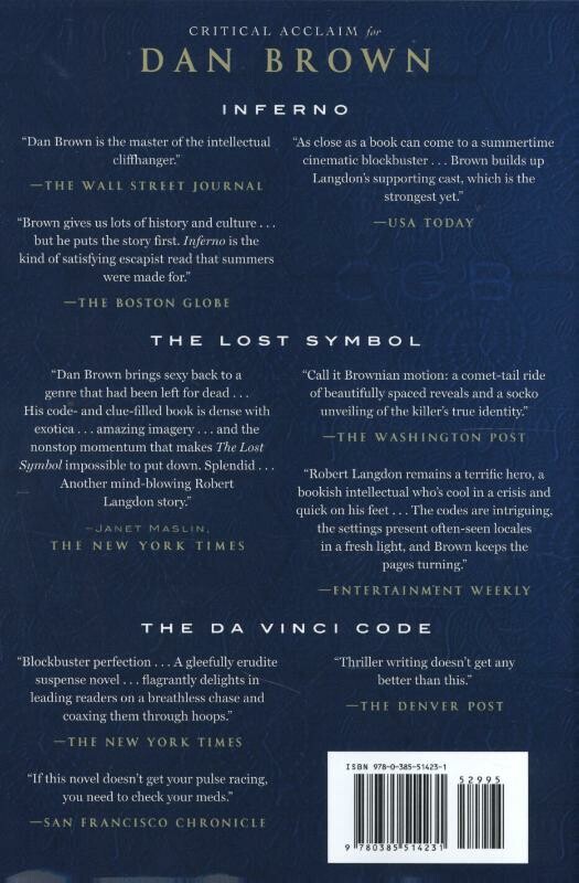 Origin / Robert Langdon / 5 achterkant