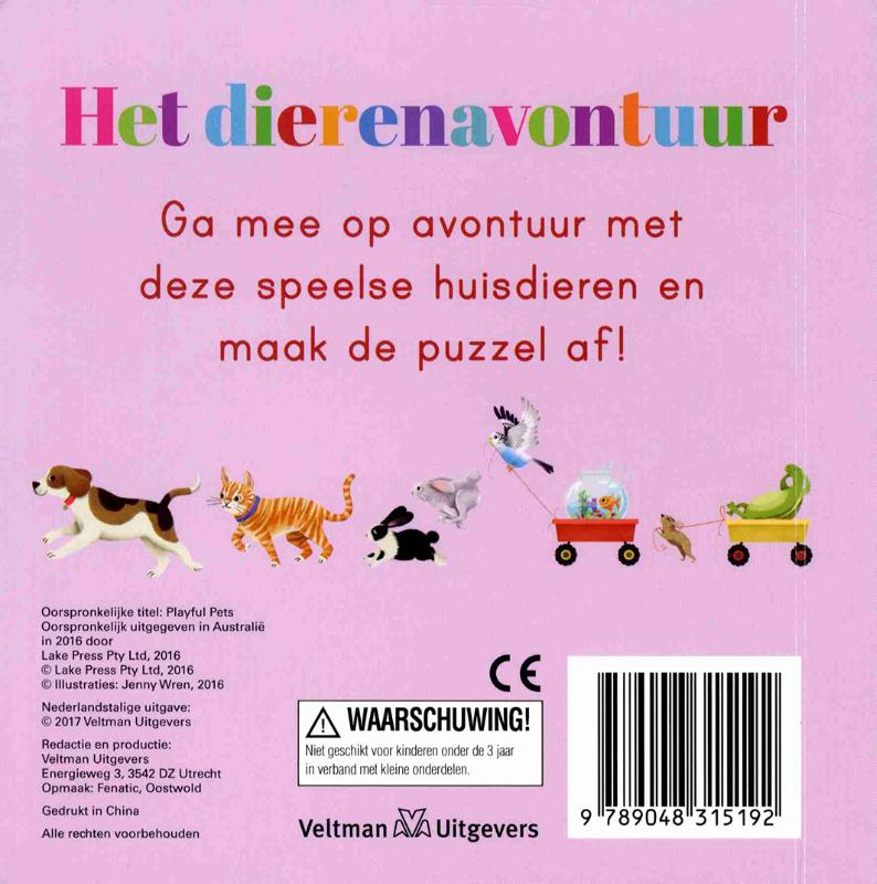 Het dierenavontuur achterkant