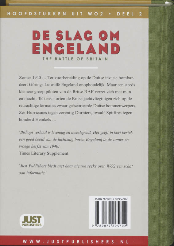 De slag om Engeland / Hoofdstukken uit WO2 / 2 achterkant