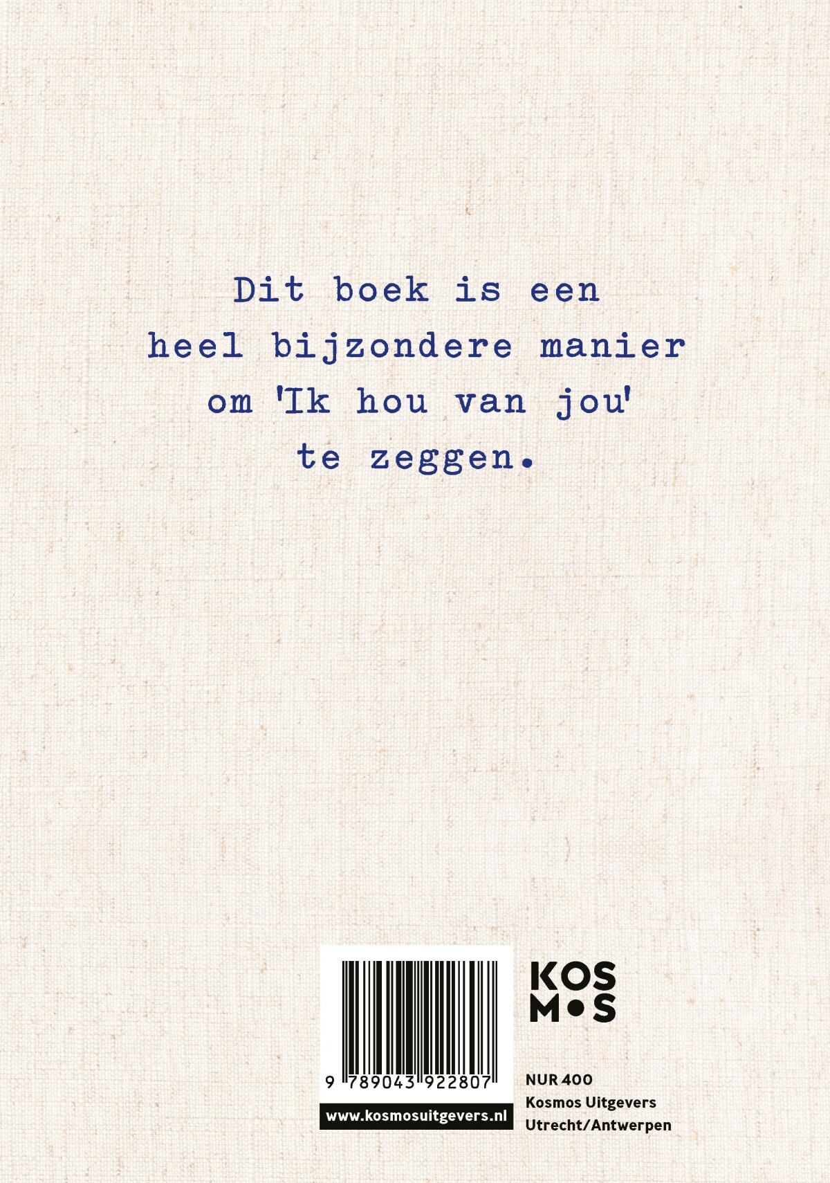 Waarom ik van je hou papa achterkant
