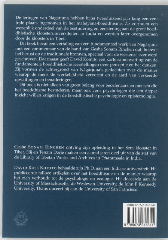 Boeddhistische psychologie van de leegte achterkant