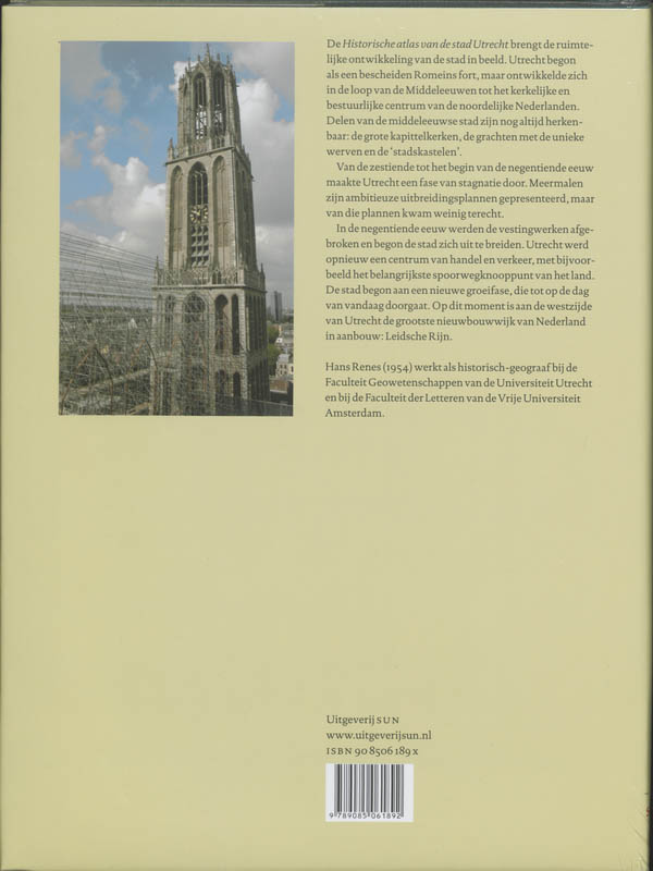 Historische Atlas van de stad Utrecht / Historische atlassen achterkant