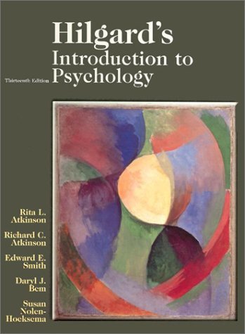 Hilgard's Introduction To Psychology 13th Ed