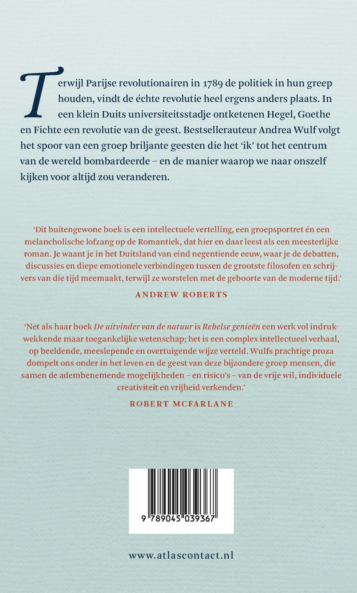 Rebelse genieën achterkant