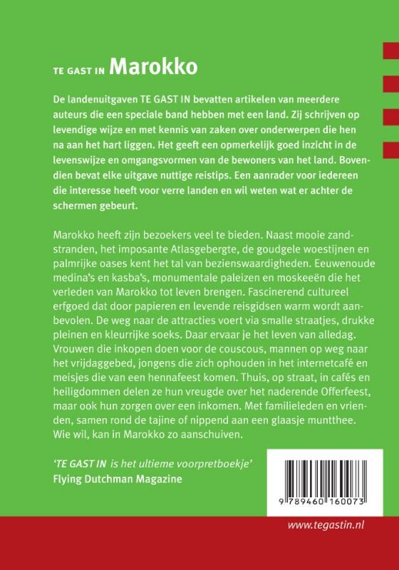 Te gast in Marokko / Te gast in... achterkant