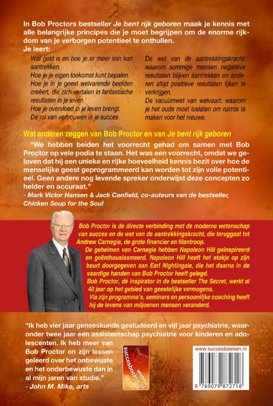 Je bent rijk geboren achterkant