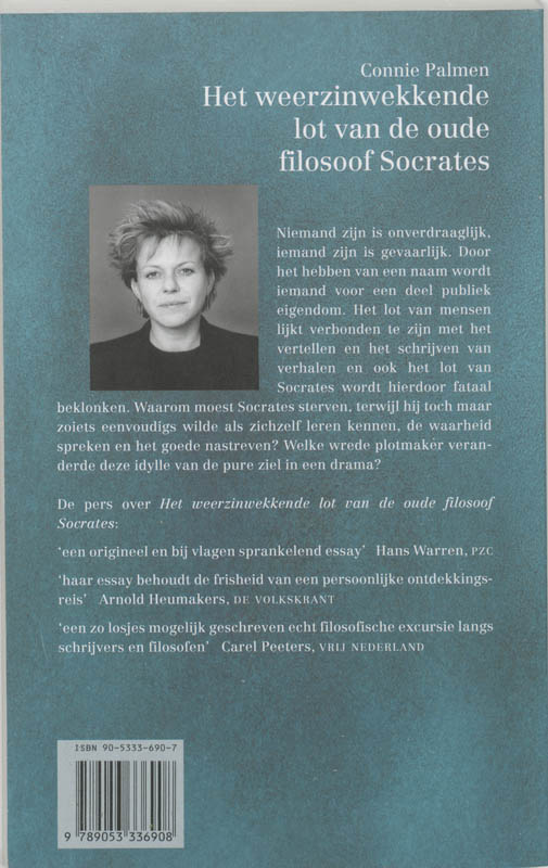 Het weerzinwekkende lot van de oude filosoof Socrates achterkant