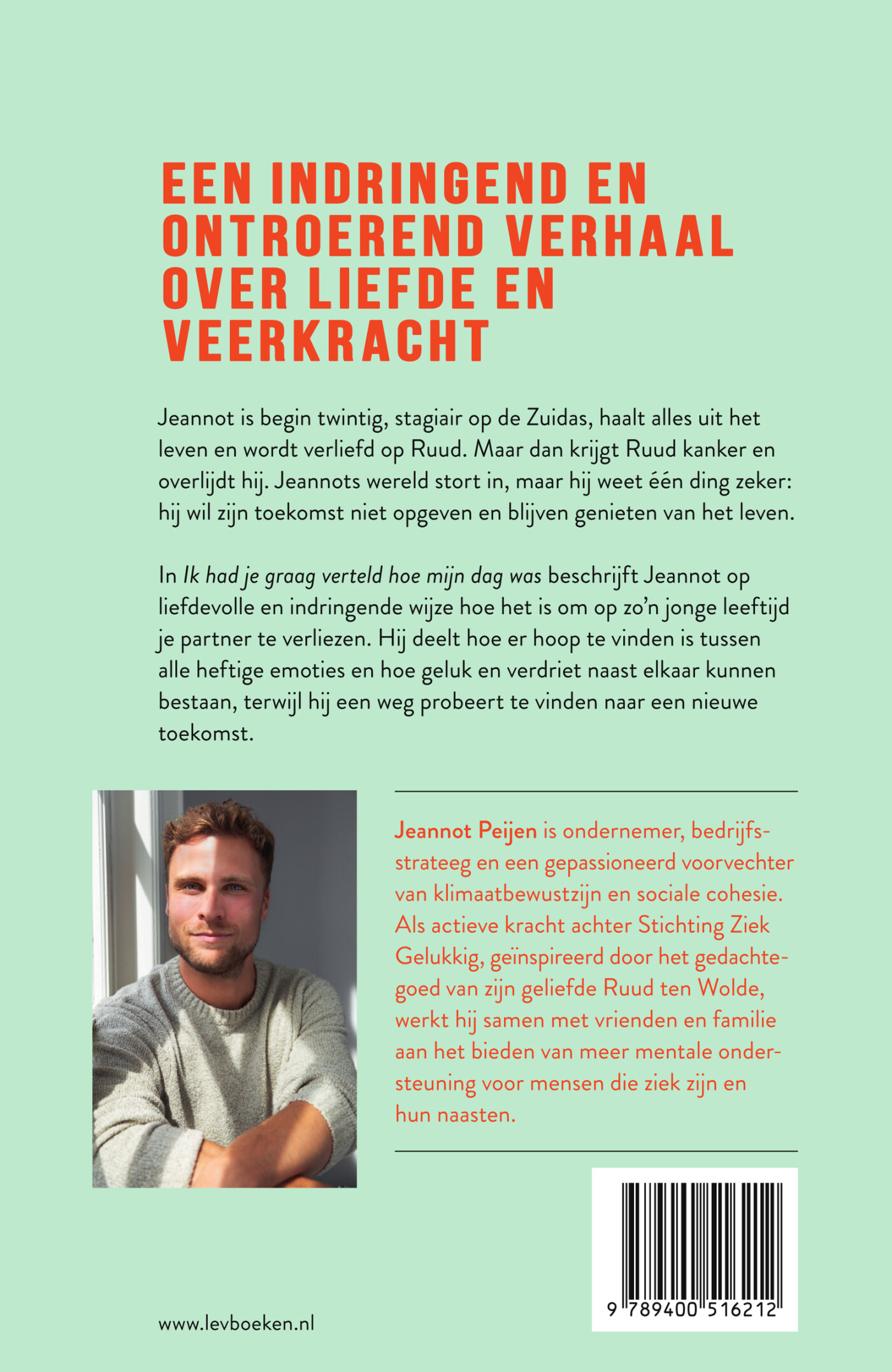 Ik had je graag verteld hoe mijn dag was achterkant