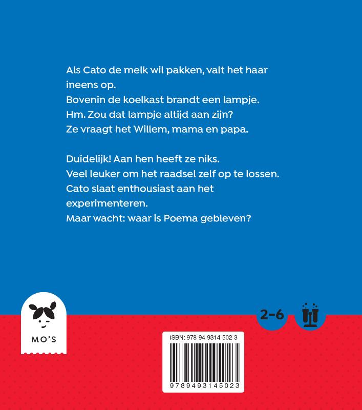 Cato en het lampje / Mo's Daughters Scientist achterkant