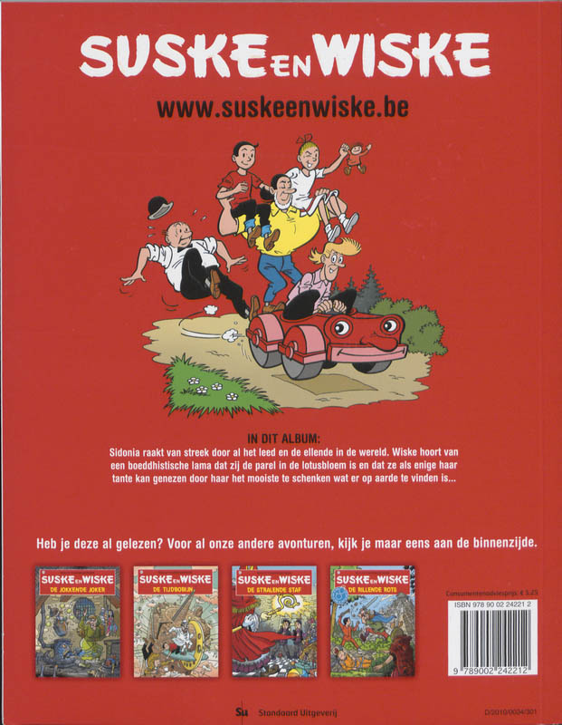 Suske en Wiske 214 - De parel in de Lotusbloem achterkant