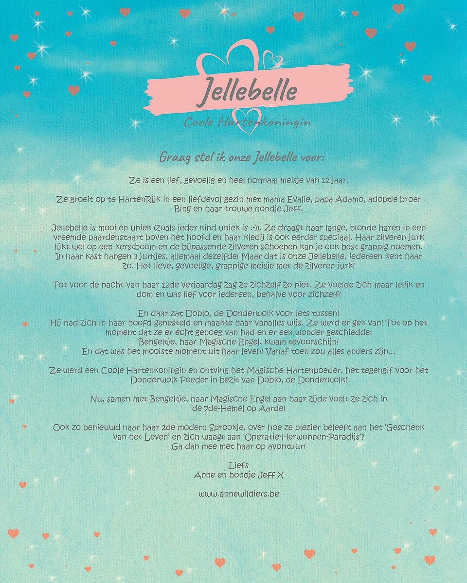 Jellebelle en het Geschenk van het Leven / Jellebelle, Coole Hartenkoningin / 2 achterkant