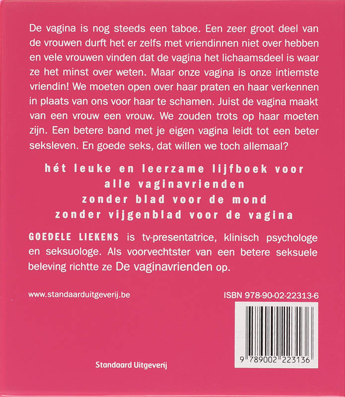 Het vaginaboek Het vaginaboek achterkant