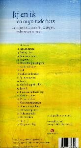 Jij en ik en mijn rode fiets achterkant