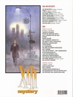 Calvin Wax / XIII Mystery - SC / 10 achterkant