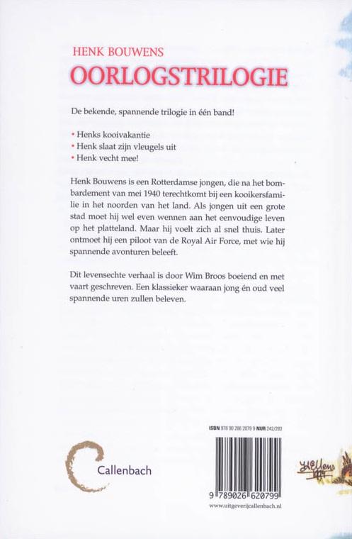 Henk Bouwens Oorlogstrilogie achterkant