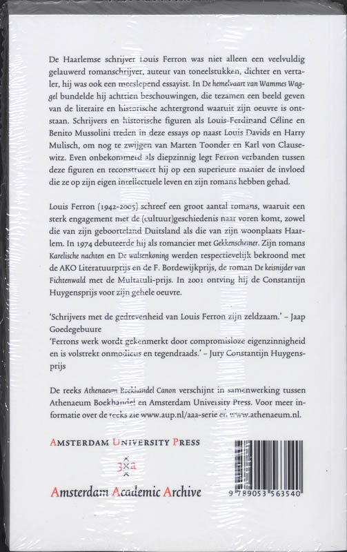 De hemelvaart van Wammes Waggel / Athenaeum Boekhandel Canon achterkant