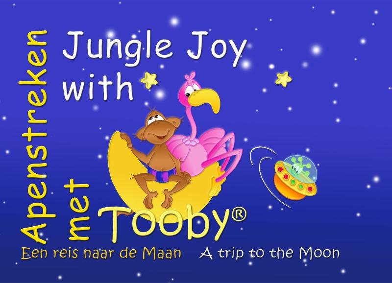 Apenstreken met Tooby - Jungle Joy with Tooby 4 -   Een reis naar de maan - A trip to the moon