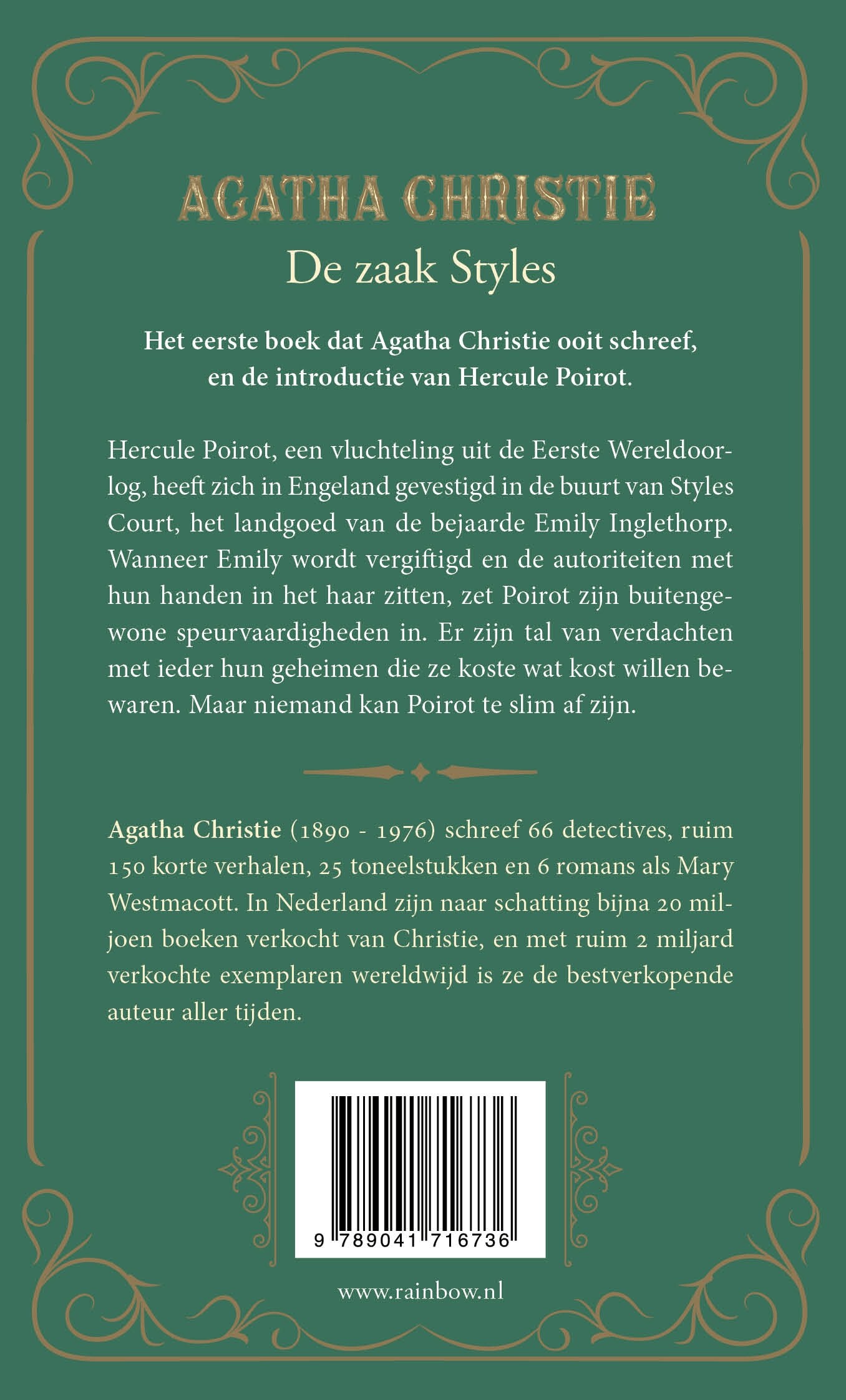 De zaak Styles achterkant