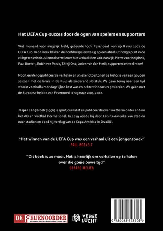 De Europese helden van Feyenoord achterkant
