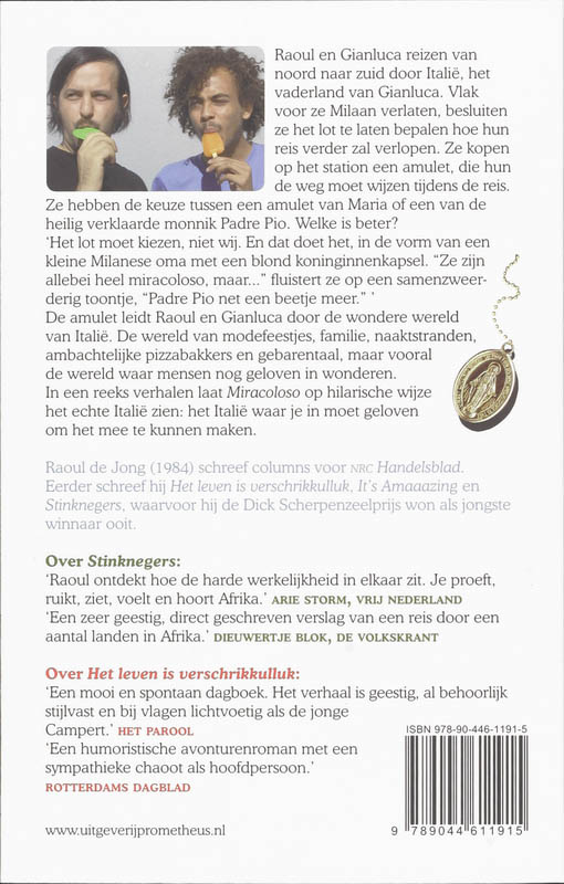 Miracoloso achterkant