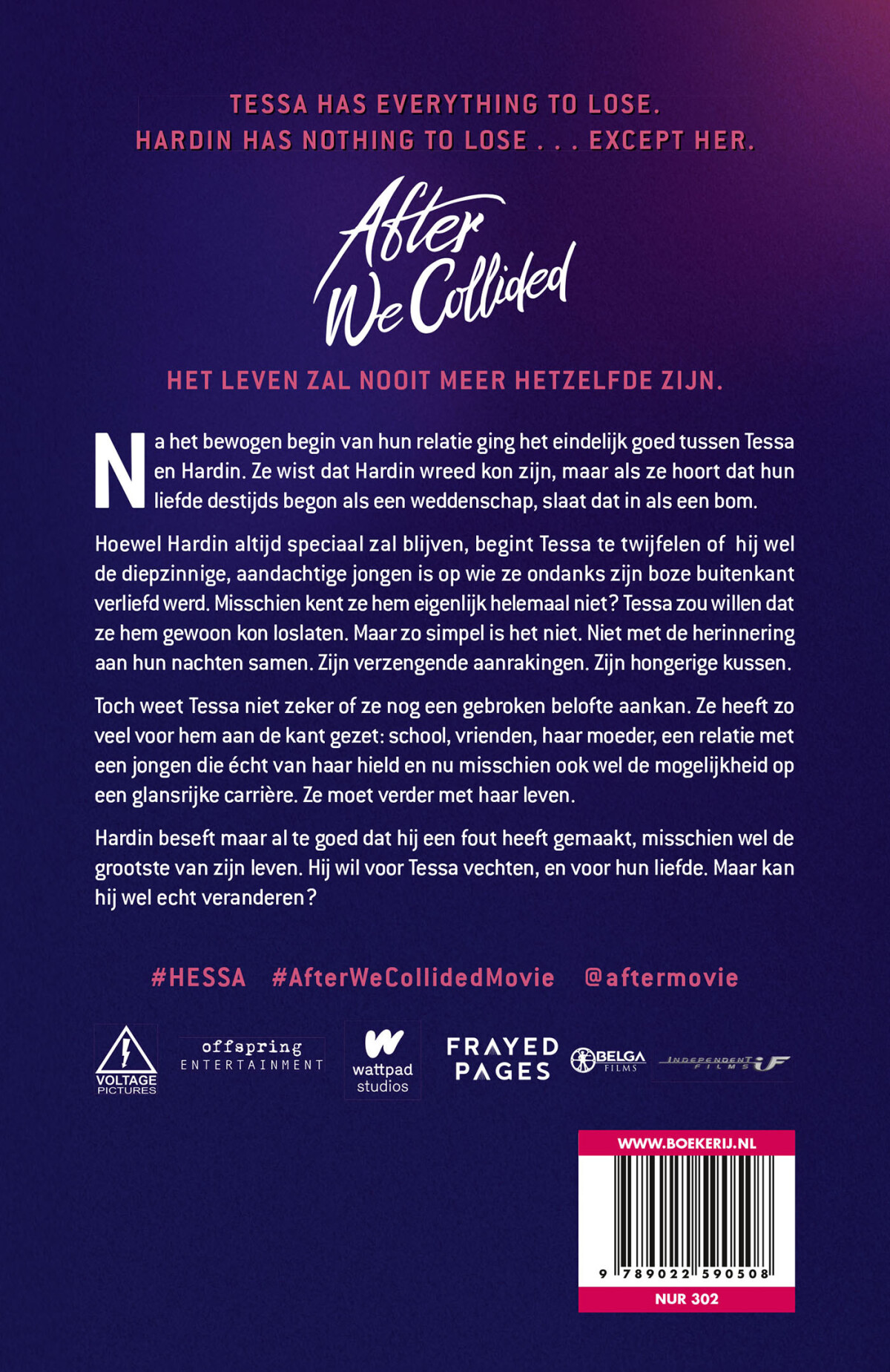 After We Collided / After / 2 achterkant