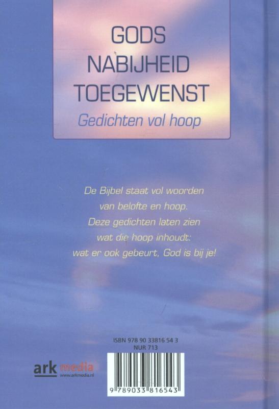Gods nabijheid toegewenst Gods nabijheid toegewenst achterkant