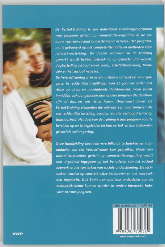 Vertrektraining handleiding achterkant