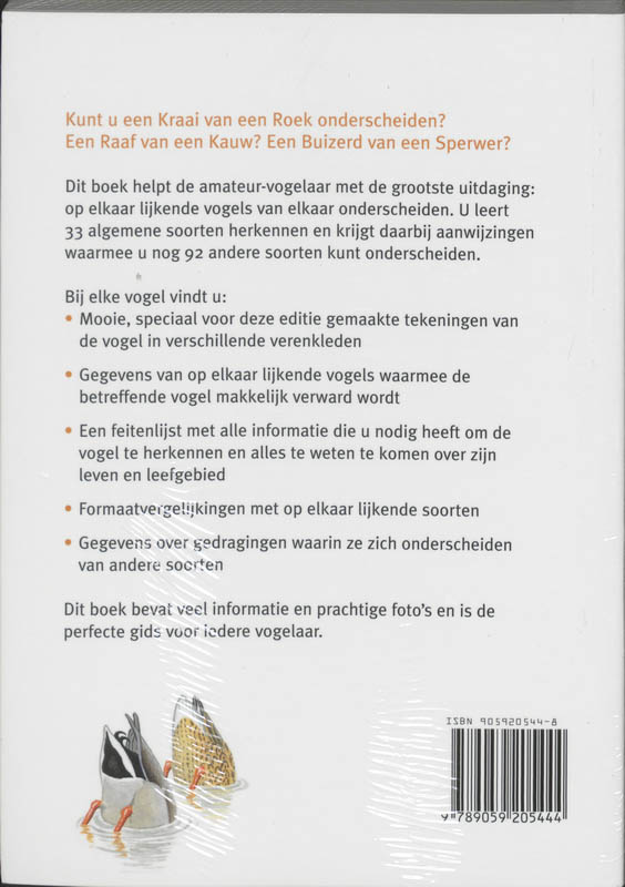 Het vogelboekje achterkant