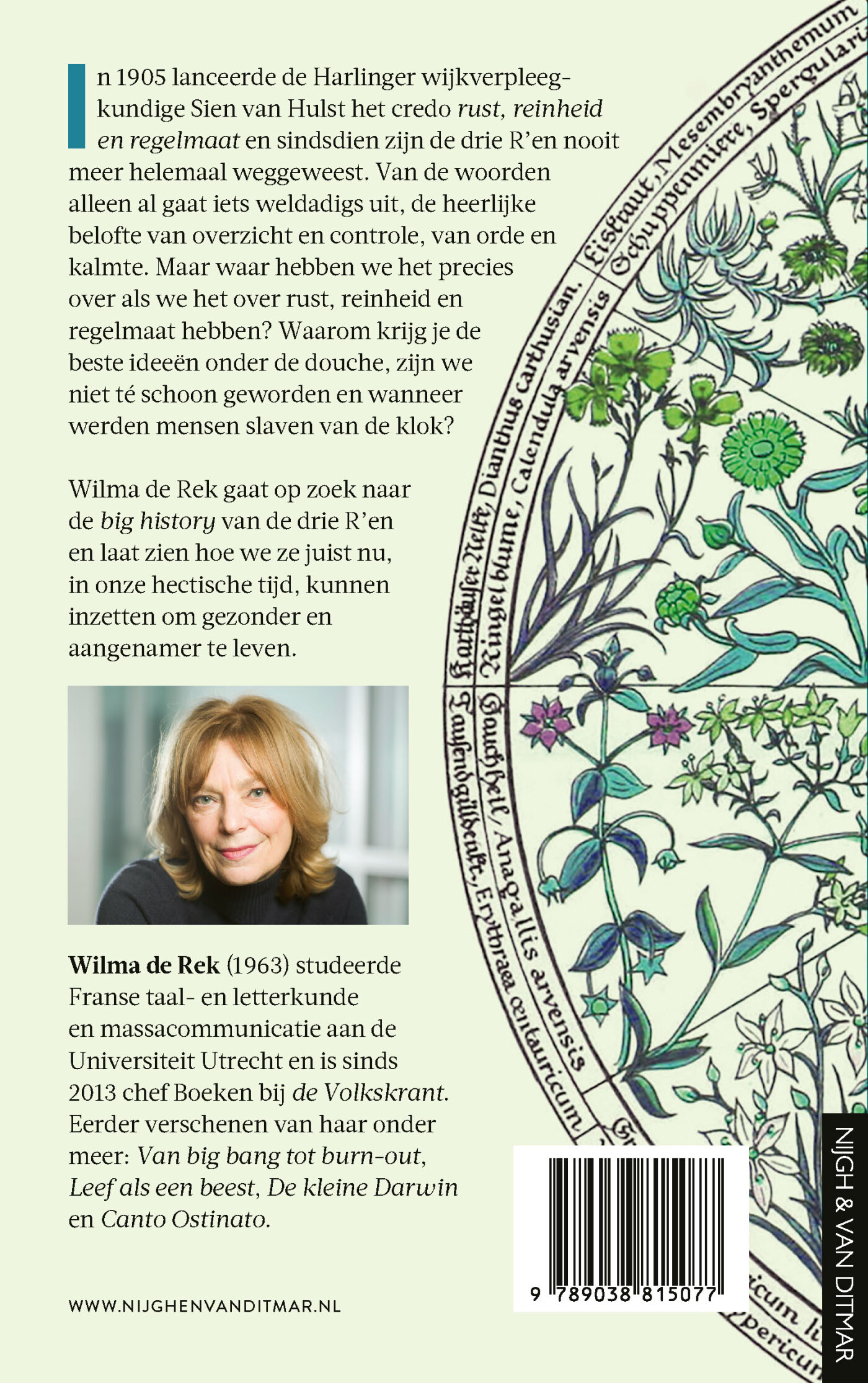 Rust, reinheid en regelmaat achterkant