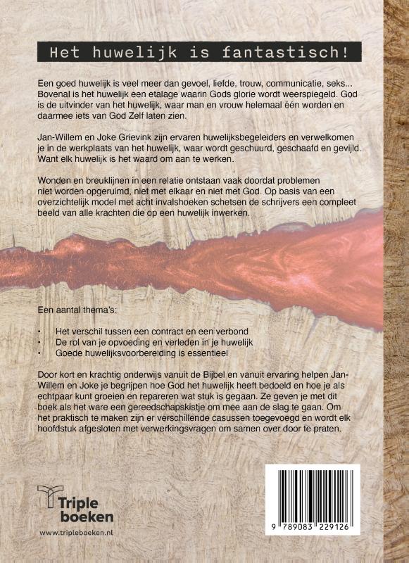 Werkplaats huwelijk achterkant