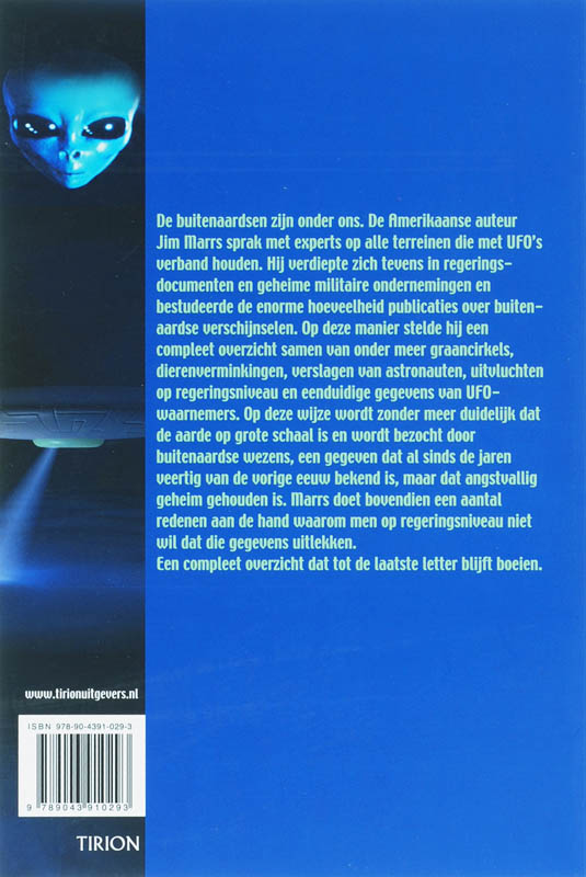 Alien Logboek achterkant