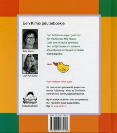 Praten doe je zo, zegt Boo / Een Kimio peuterboekje achterkant