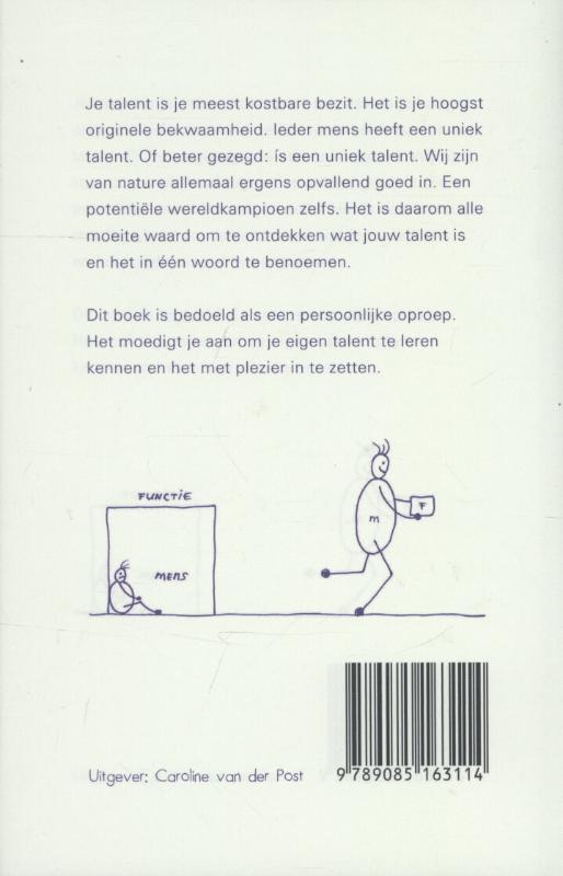 Handboek voor talent Handboek voor talent achterkant