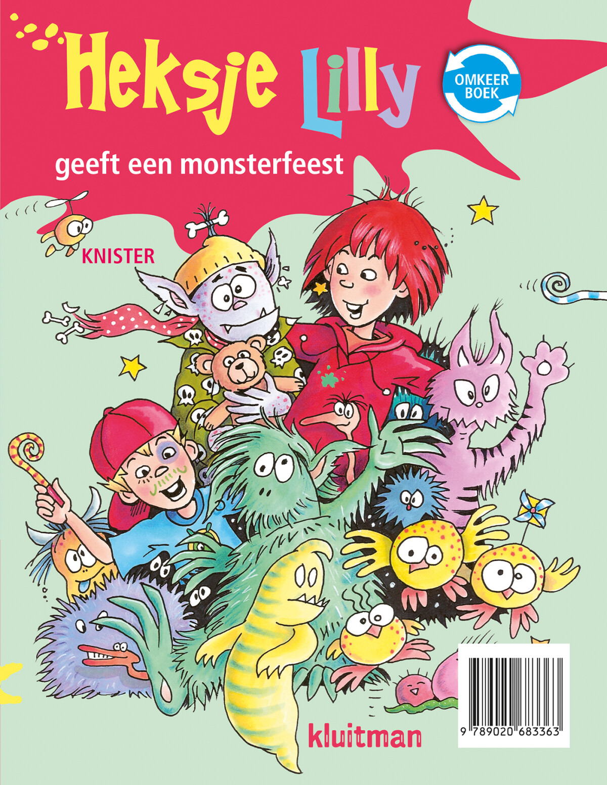Heksje Lilly en de betoverde ezel ; Heksje Lilly geeft een monsterfeest / Heksje Lilly achterkant