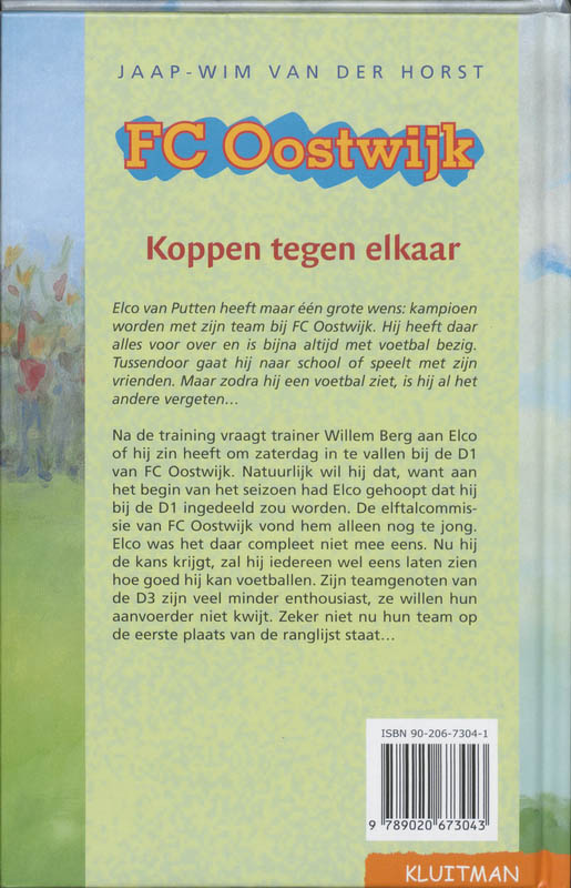 Koppen tegen elkaar / FC Oostwijk achterkant