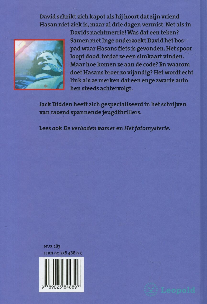 Vriend vermist achterkant